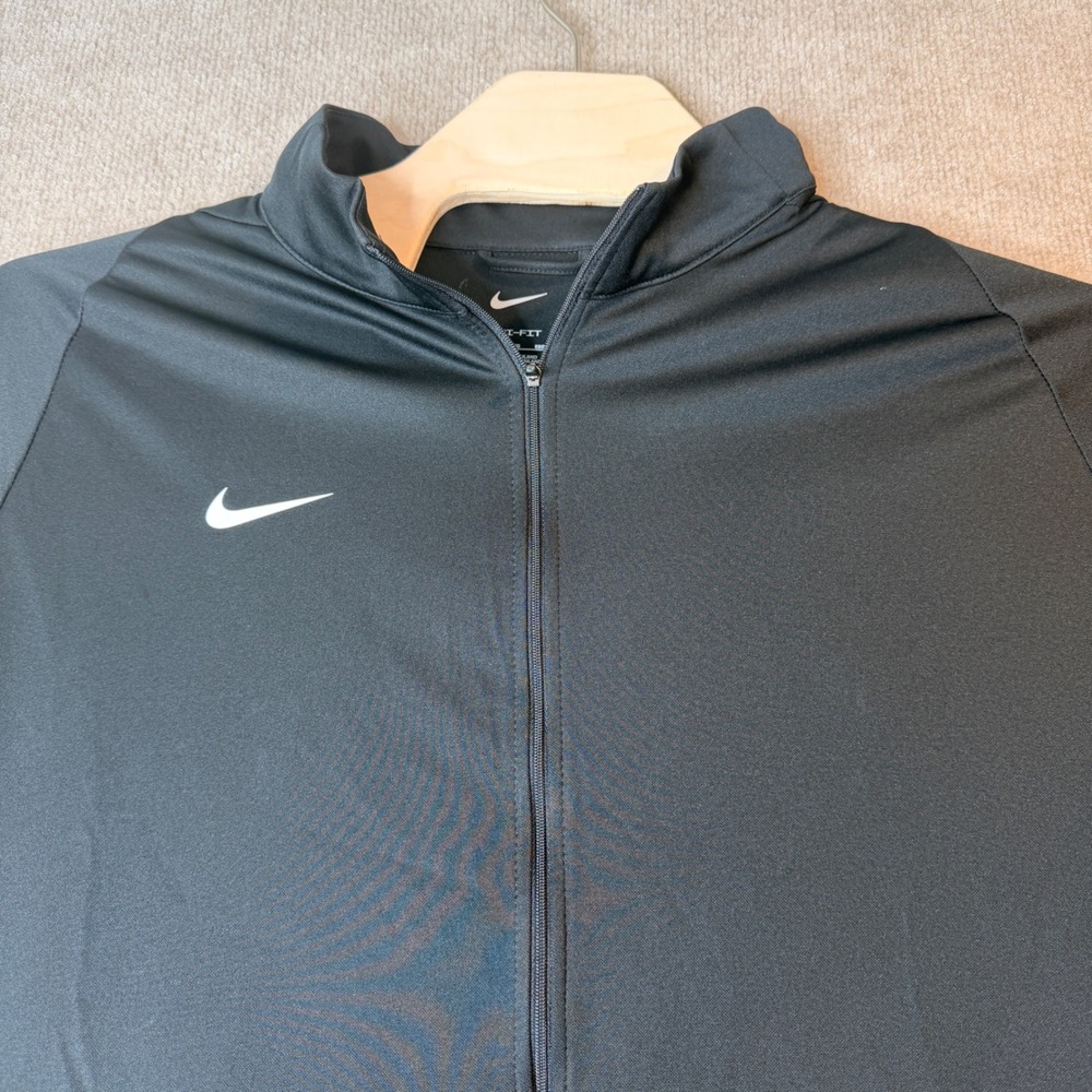 Nike Dri-FIT Mens Full Zip Training Jacket Black CN9409-010 XXL New